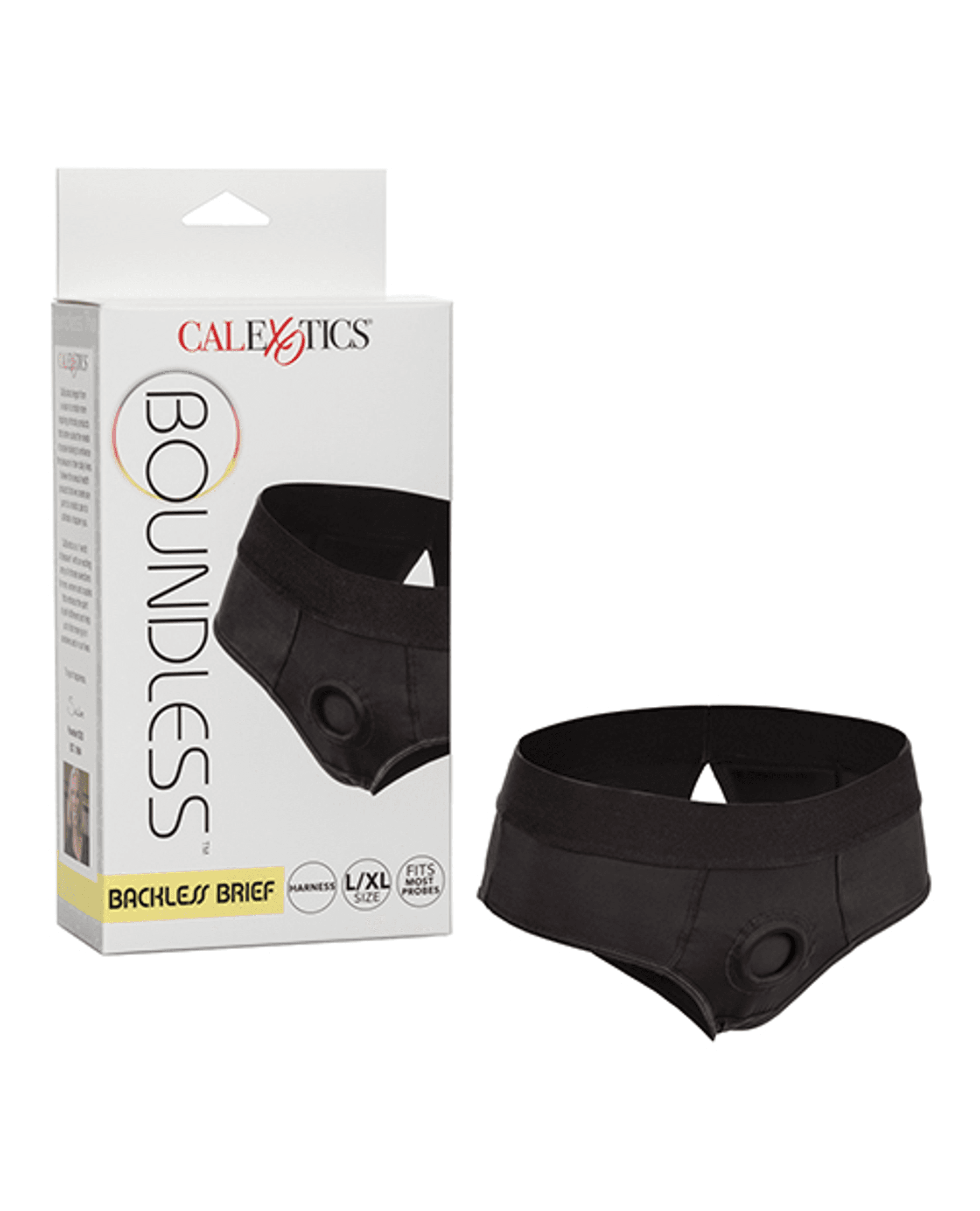 BOUNDLESS BACKLESS BRIEF L/XL HARNESS BLACK