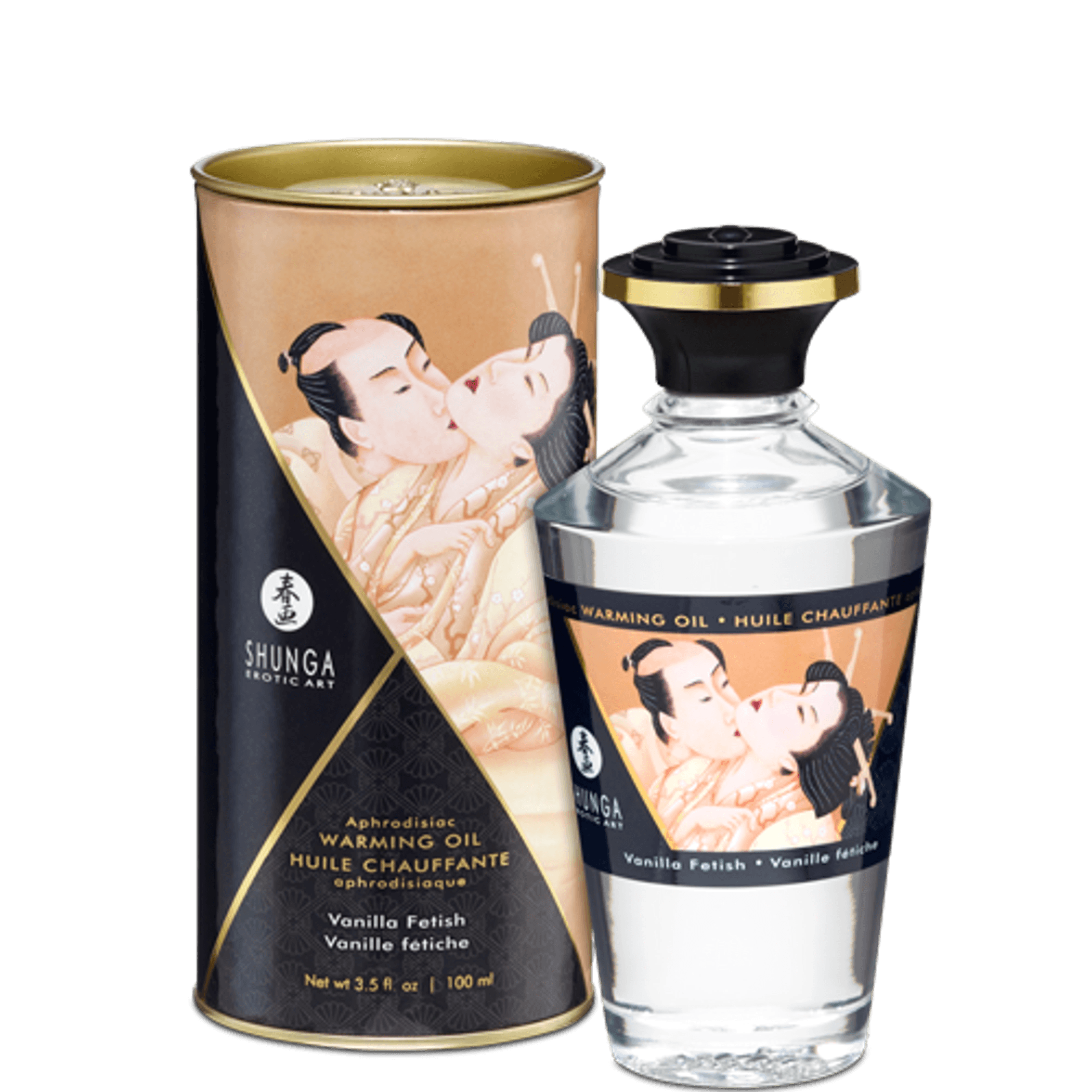 WARMING MASSAGE OIL VANILLA FETISH 3.5 OZ