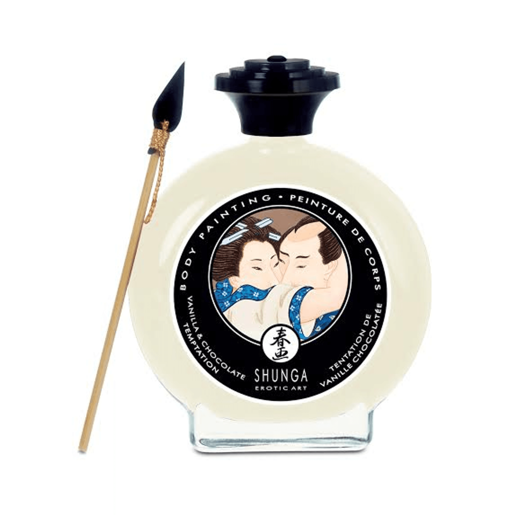 EDIBLE BODY PAINT VANILLA & CHOCOLATE TEMPTATION 3.5 OZ