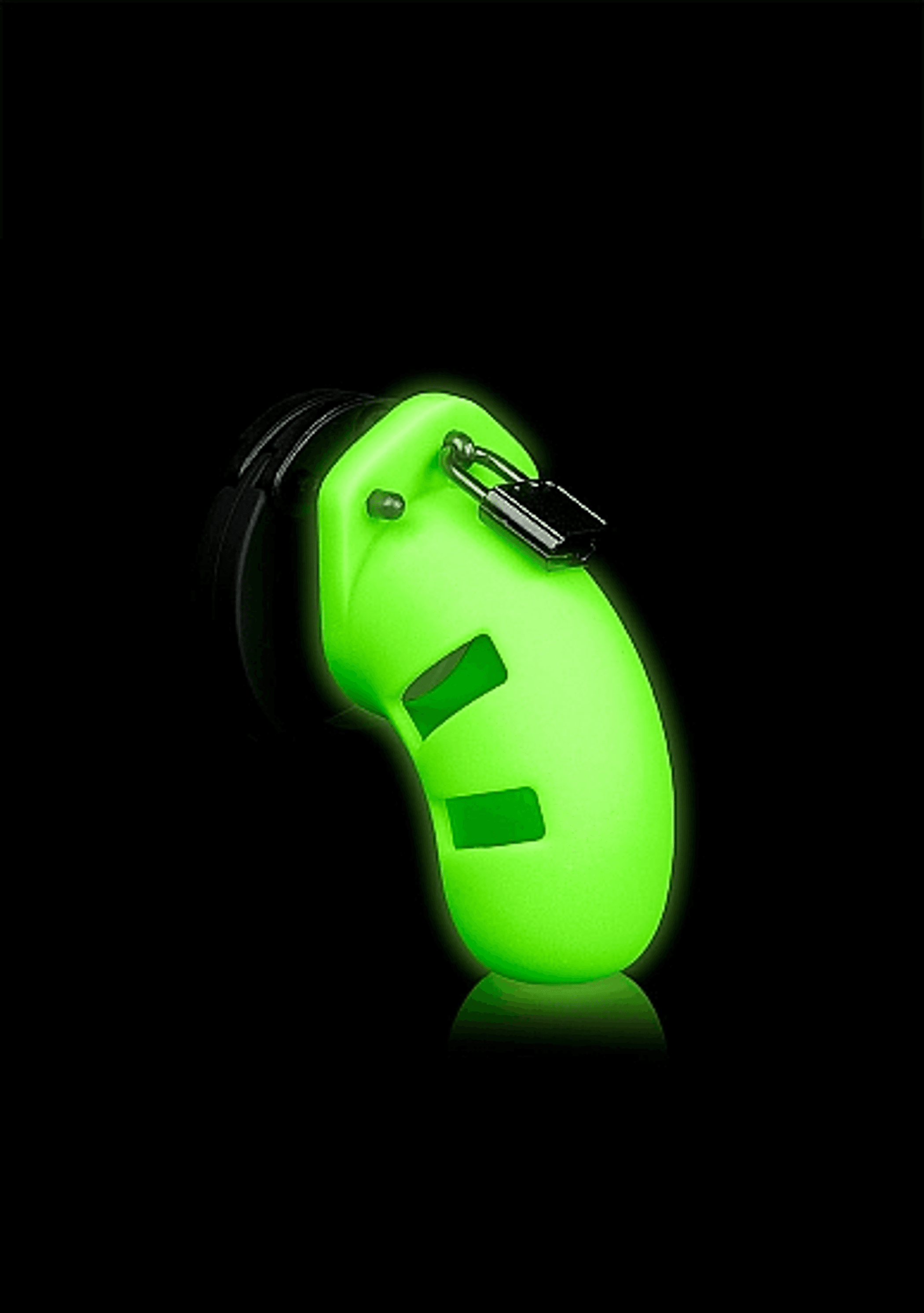 GLOW MODEL 20 COCK CAGE 3.5 IN GLOW IN THE DARK