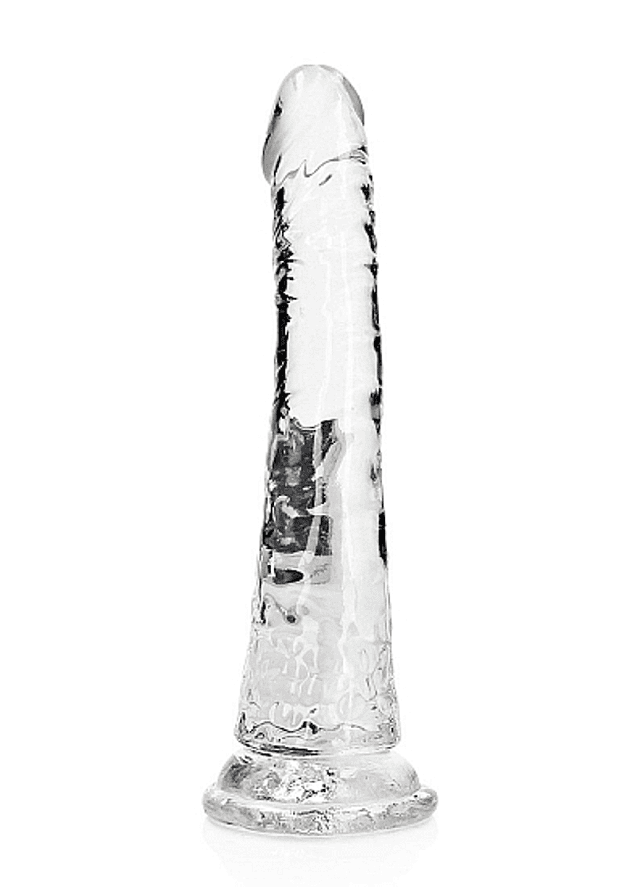 REALROCK SLIM DILDO 7IN TRANSPARENT