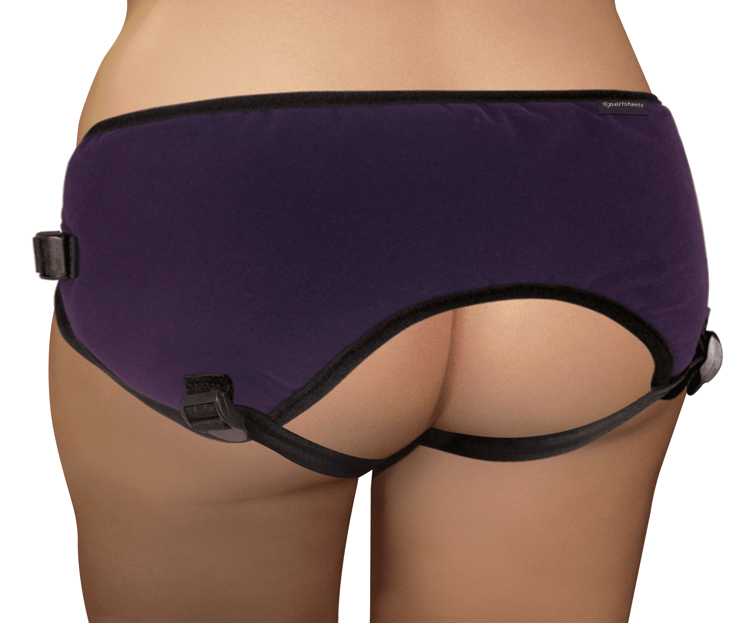 SS PLUS SIZE BEGINNERS PURPLE STRAP ON