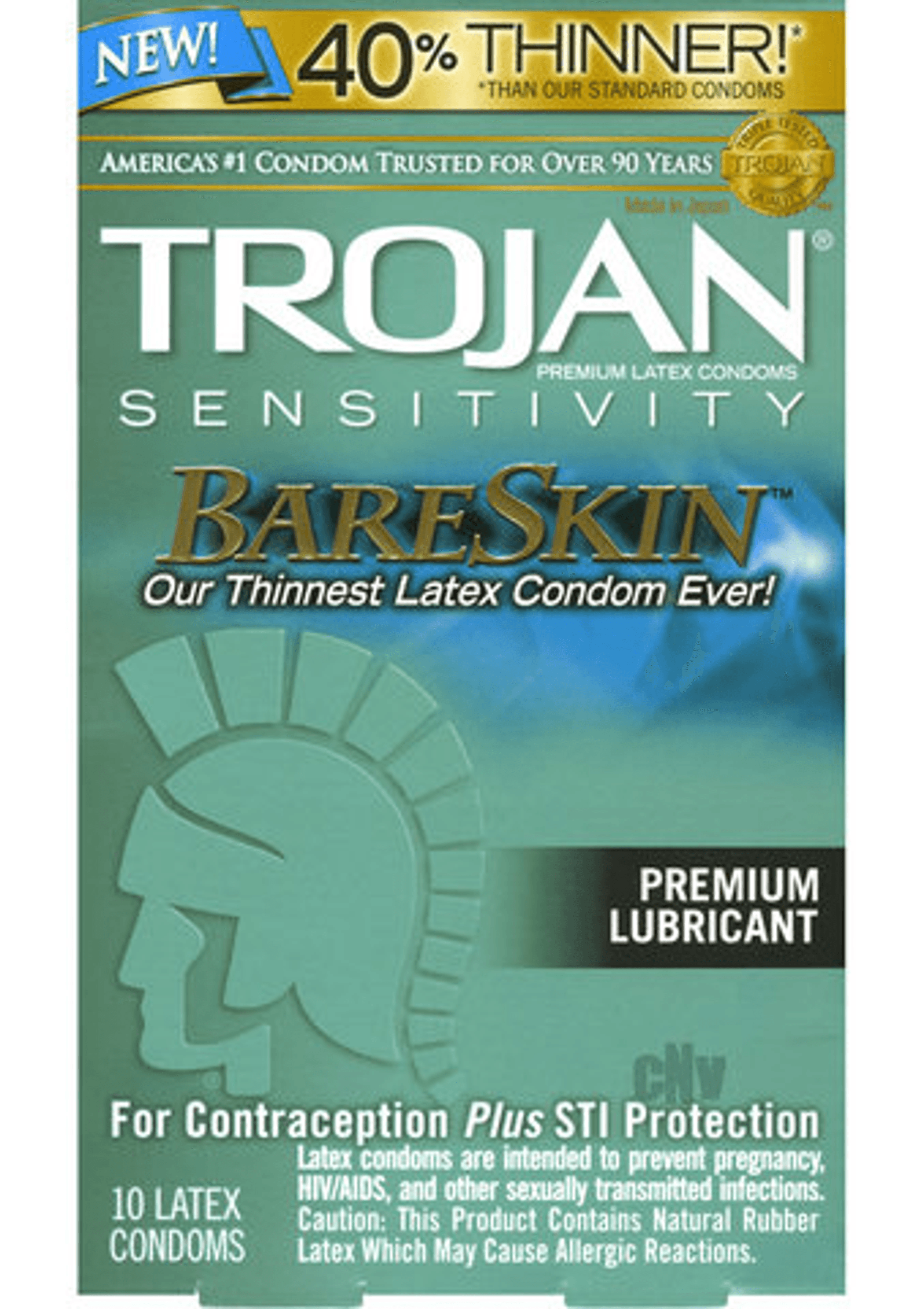 TROJAN BARE SKIN 10 PACK