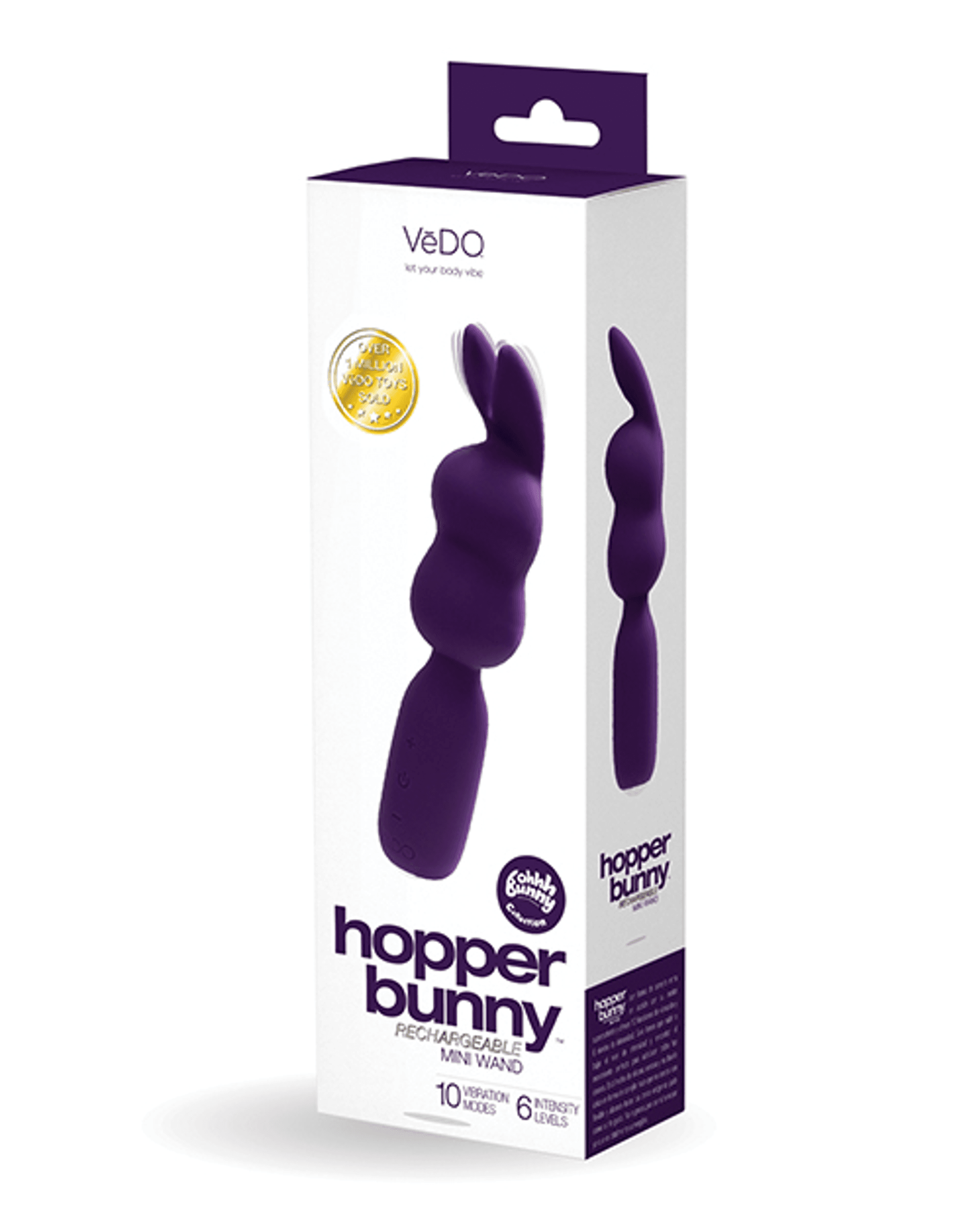 VEDO HOPPER RECHARGEABLE MINI VIBE DEEP PURPLE
