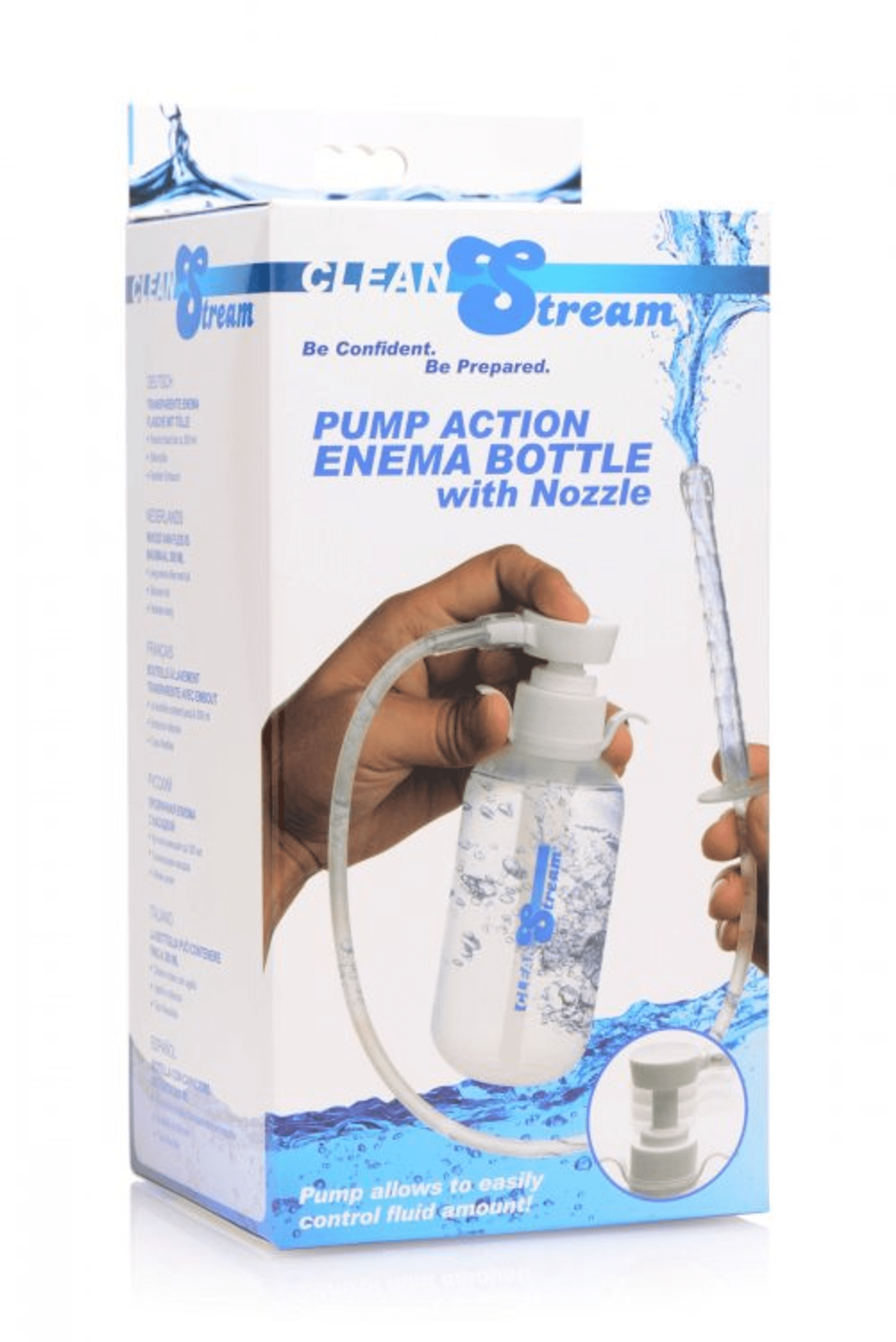 CLEANSTREAM PUMP ACTION ENEMA BOTTLE W/ NOZZLE 300ML
