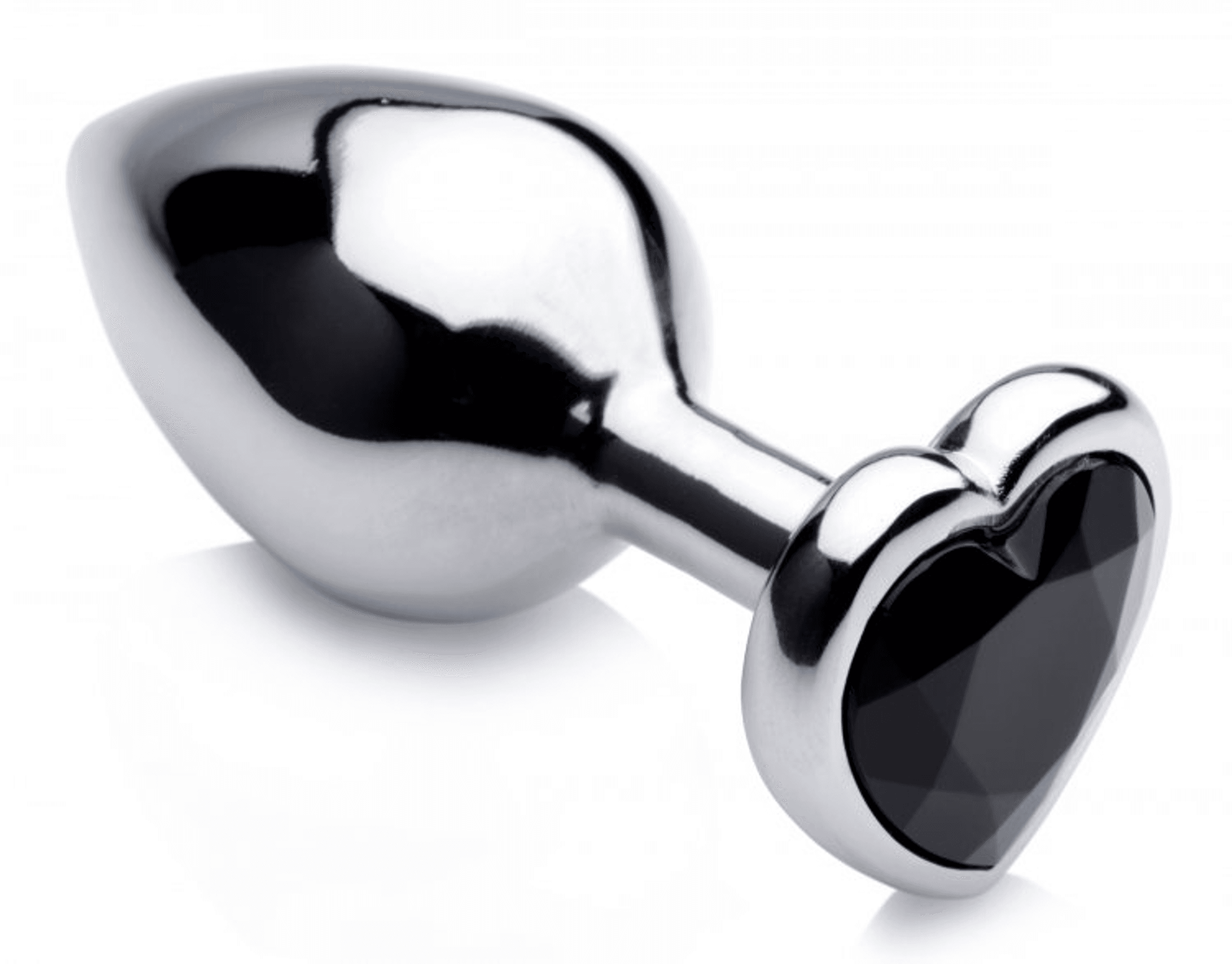 BOOTY SPARKS BLACK HEART GEM ANAL PLUG MEDIUM