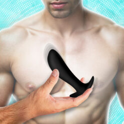 Silicone Prostate Vibrator with Remote Control