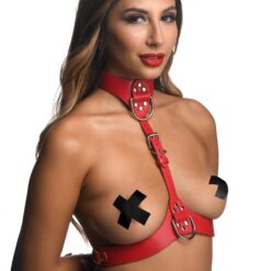Red Female Chest Harness- Small/Medium