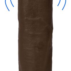 Jock Dark Vibrating Dildo - 8 Inch