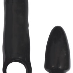 XXXPander Sheath with Smooth Plug - Black